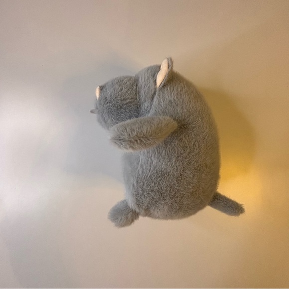 Gray Plush Hippo Toy - Picture 3 of 8